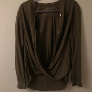 BLANK NYC Olive Top